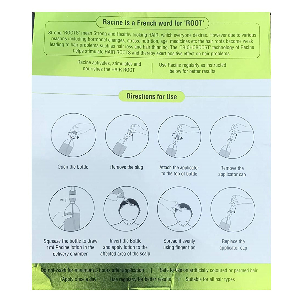 Racine Hair Re-Growth Lotion, 60 ml, Pack of 1 Racine Hair Re-Growth Lotion, 60 ml, Pack of 1