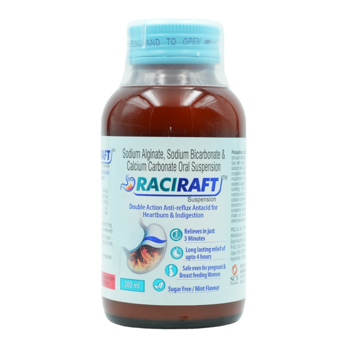 Raciraft Oral Suspension 200 ml, Pack of 1 Raciraft Oral Suspension 200 ml, Pack of 1
