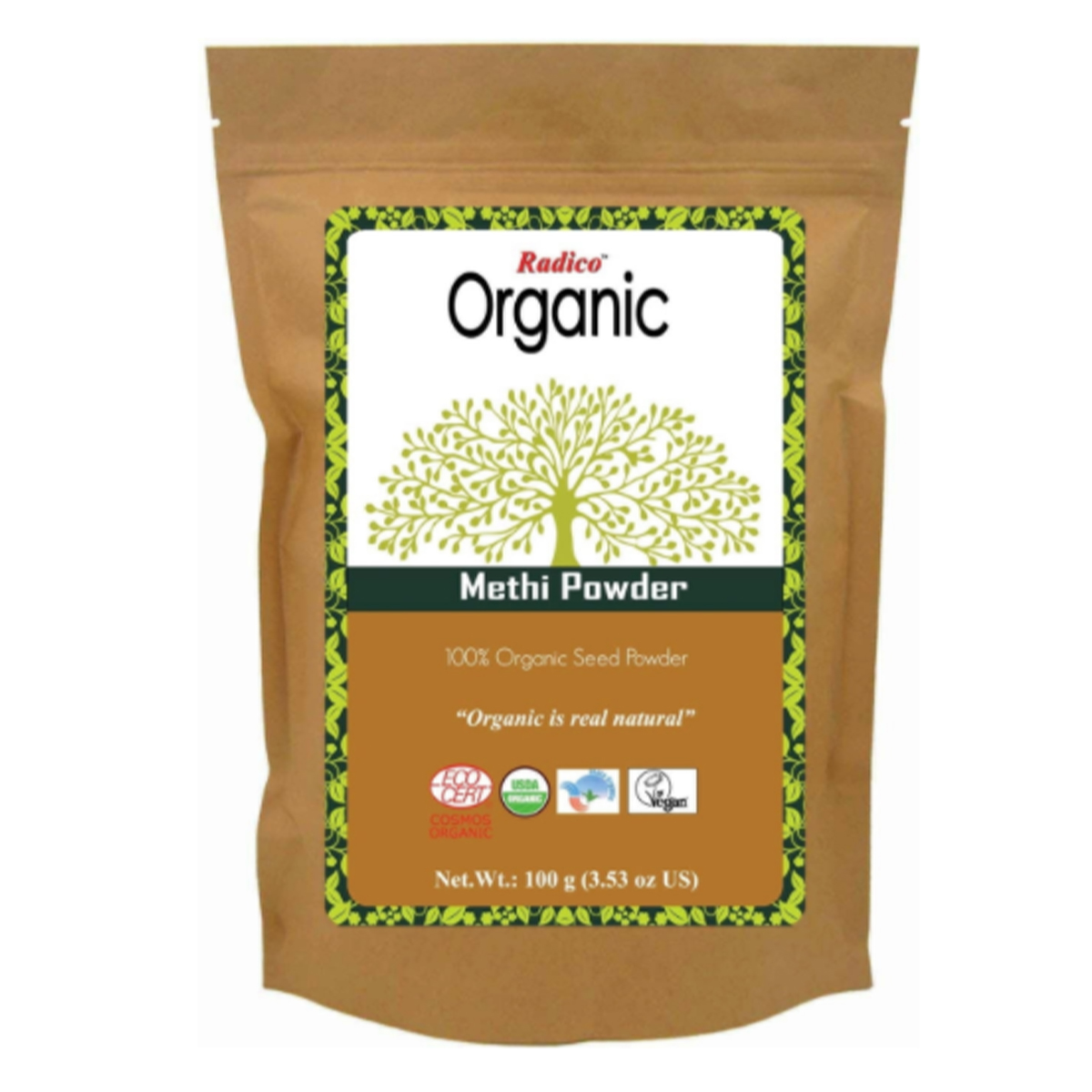 Radico Organic Methi Powder, 100 gm, Pack of 1 Radico Organic Methi Powder, 100 gm, Pack of 1