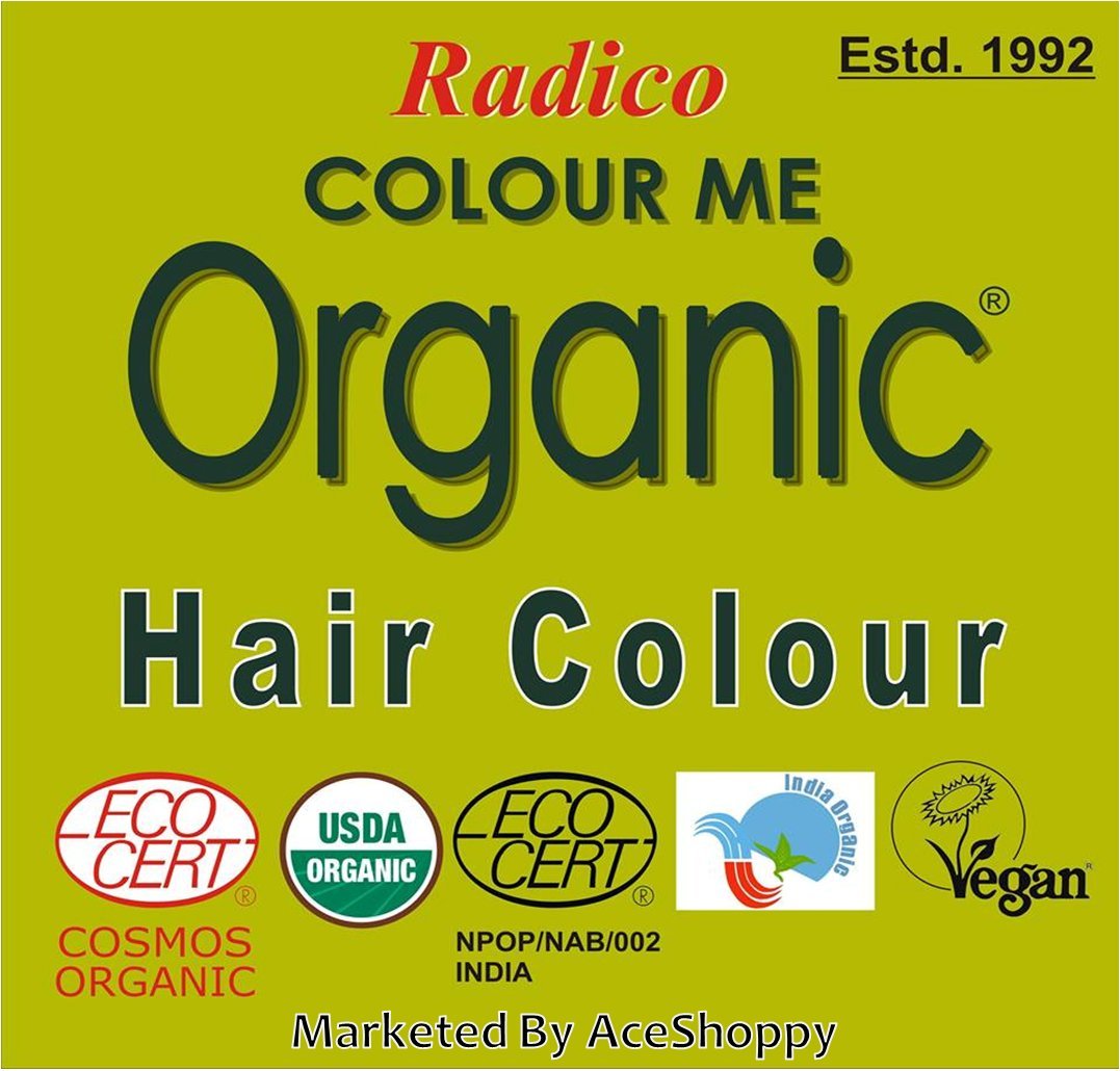 Radico Org Hair Colour Mahogany 100g, Pack of 1 Radico Org Hair Colour Mahogany 100g, Pack of 1