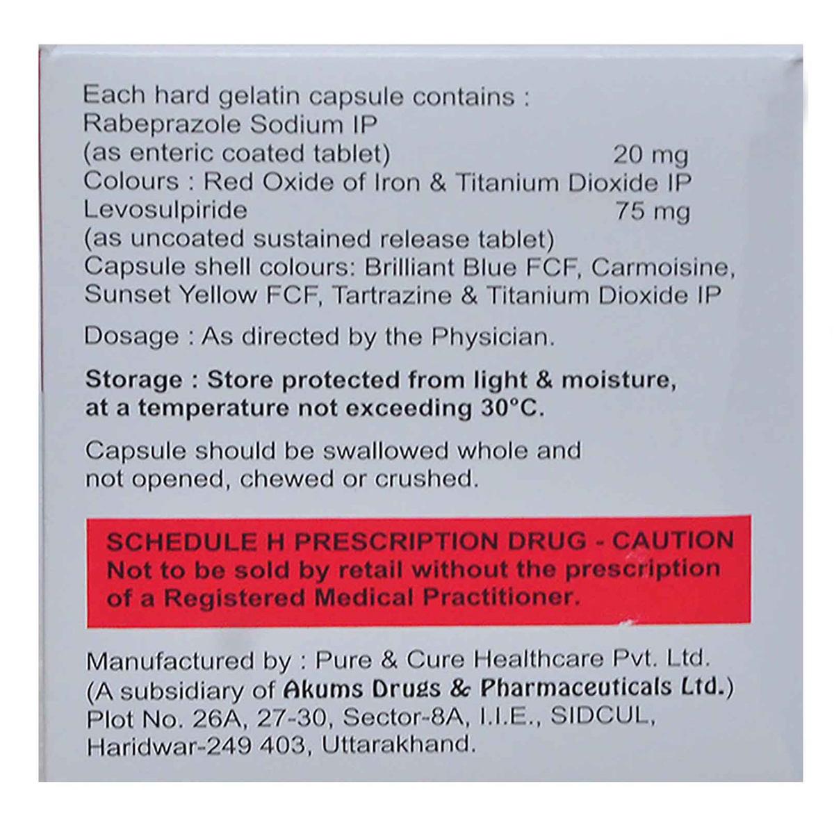 Rafron L Capsule 10's, Pack of 10 Rafron L Capsule 10's, Pack of 10