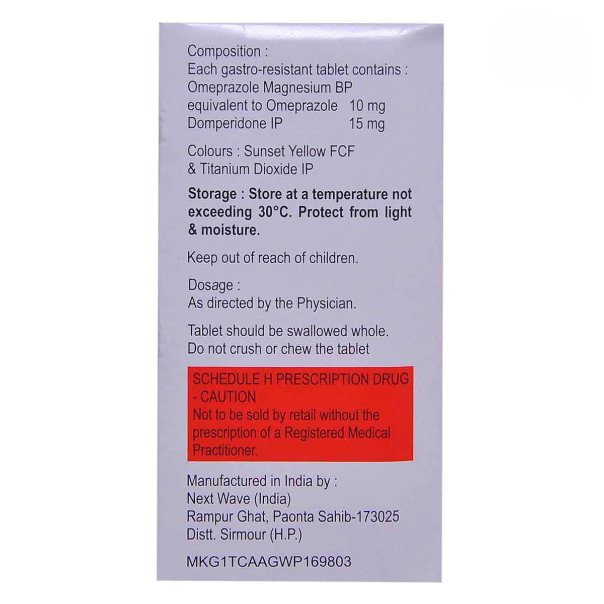 Ranidom Tablet 20's, Pack of 20 TABLETS Ranidom Tablet 20's, Pack of 20 TABLETS