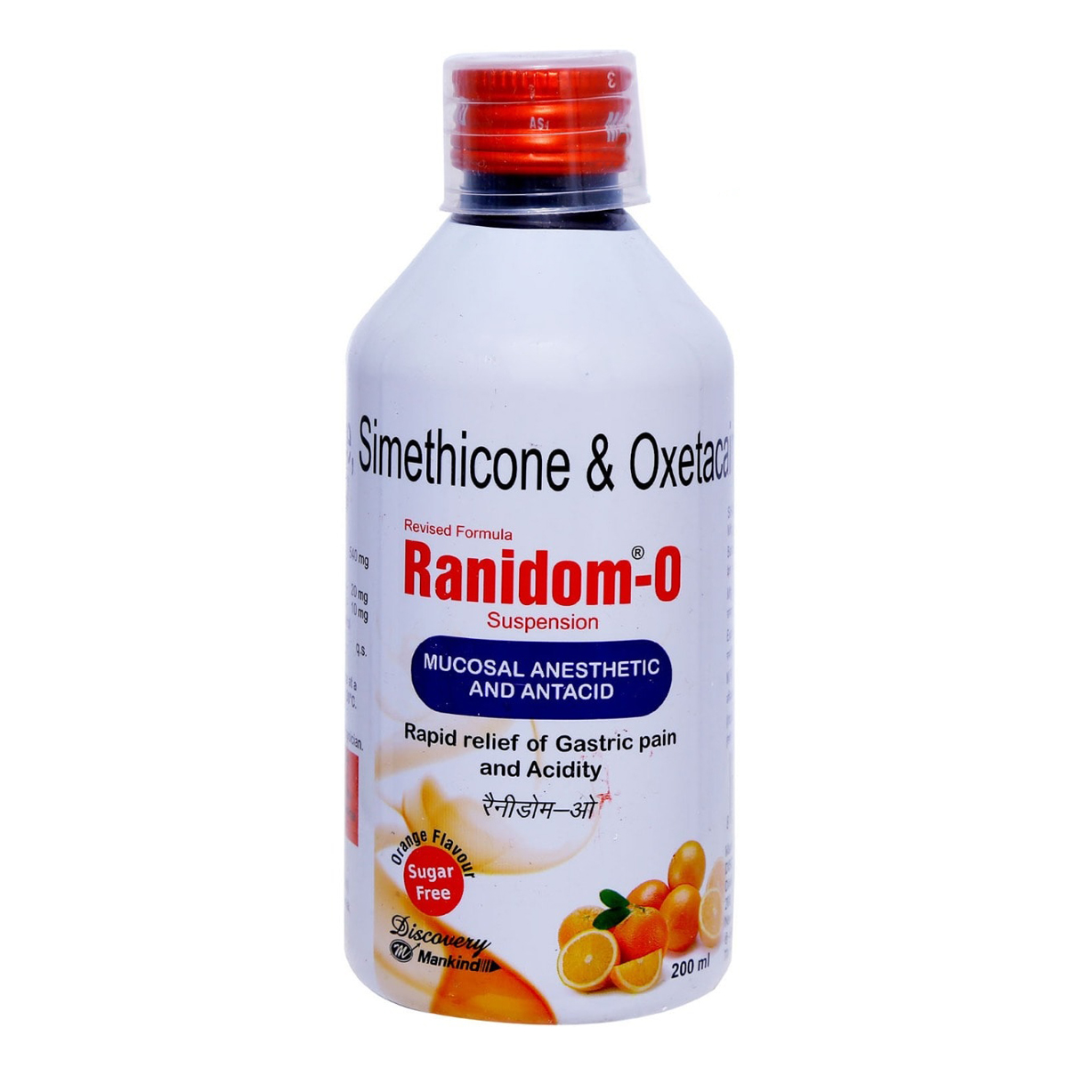 Buy Ranidom-O SF Orange Flavour Suspension 200 ml Online