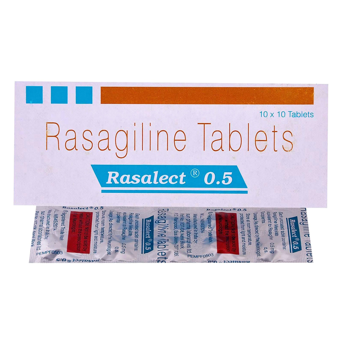Rasalect 0.5 Tablet 10's, Pack of 10 TABLETS Rasalect 0.5 Tablet 10's, Pack of 10 TABLETS