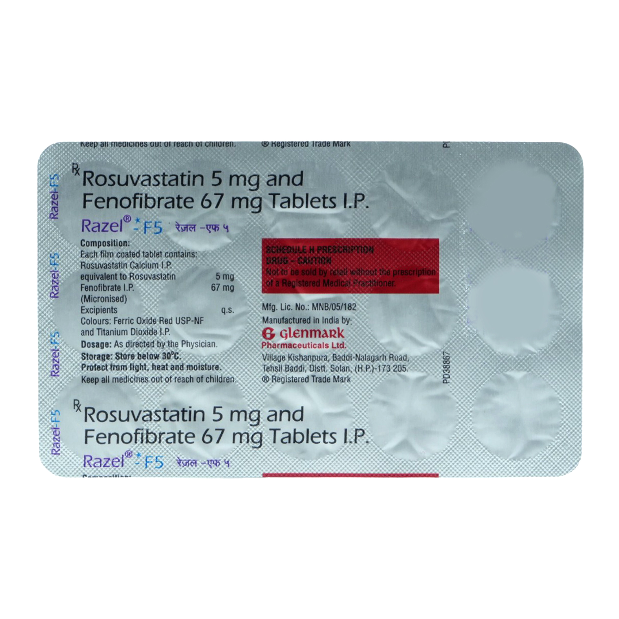Razel-F5 Tablet 15's, Pack of 15 TABLETS Razel-F5 Tablet 15's, Pack of 15 TABLETS