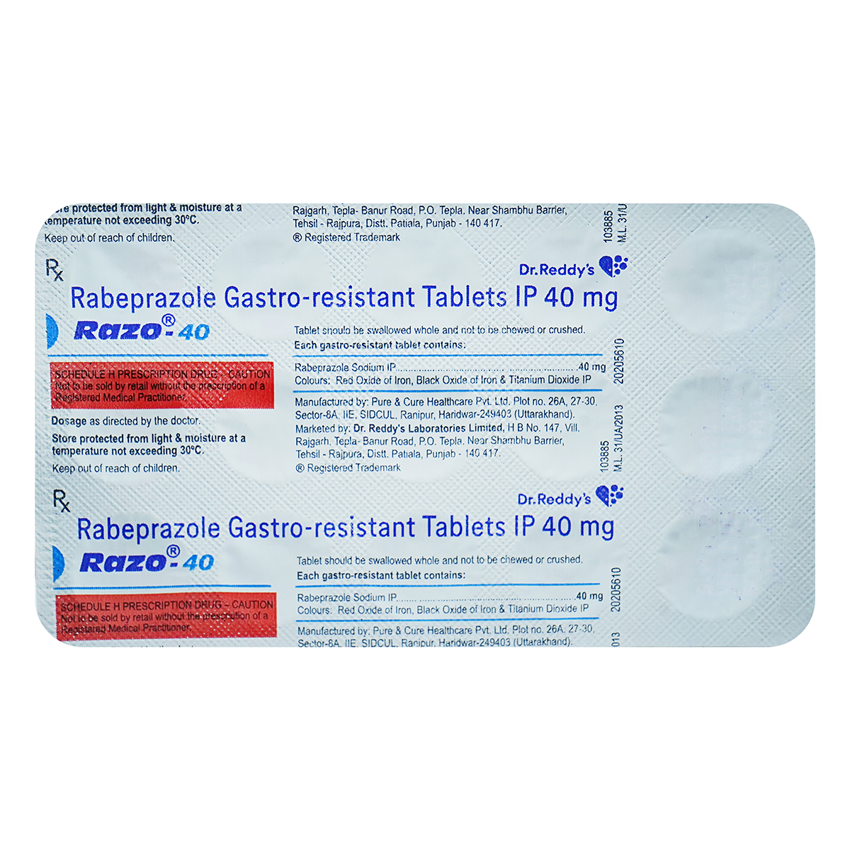 Razo-40 Tablet 15's, Pack of 15 TabletS Razo-40 Tablet 15's, Pack of 15 TabletS