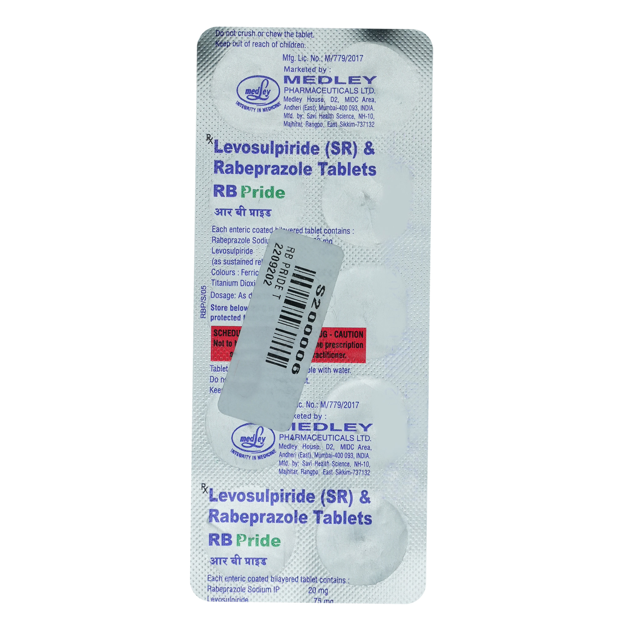 RB Pride Tablet 10's, Pack of 10 RB Pride Tablet 10's, Pack of 10