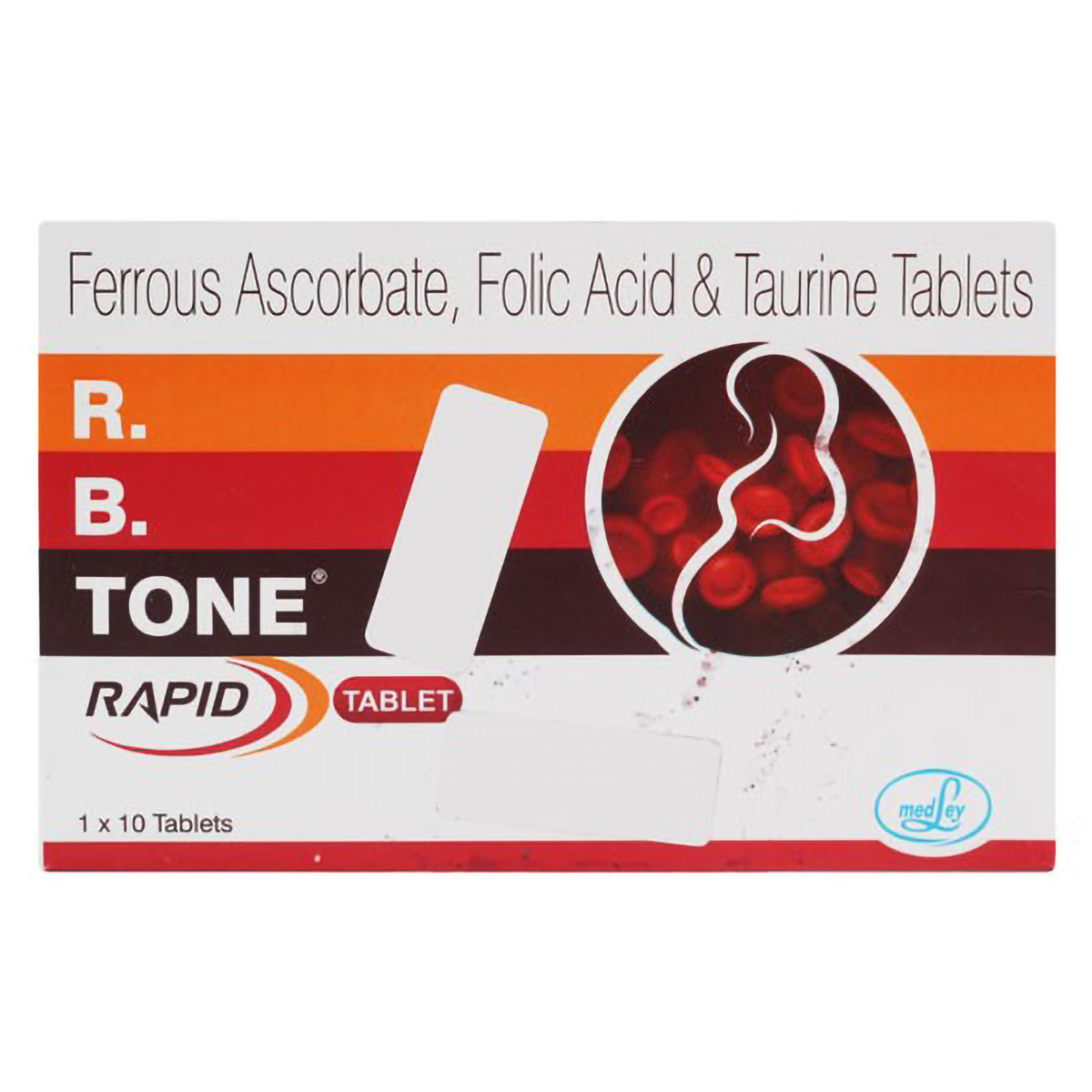 R.B. Tone Rapid Tablet 10's, Pack of 10 TabletS R.B. Tone Rapid Tablet 10's, Pack of 10 TabletS