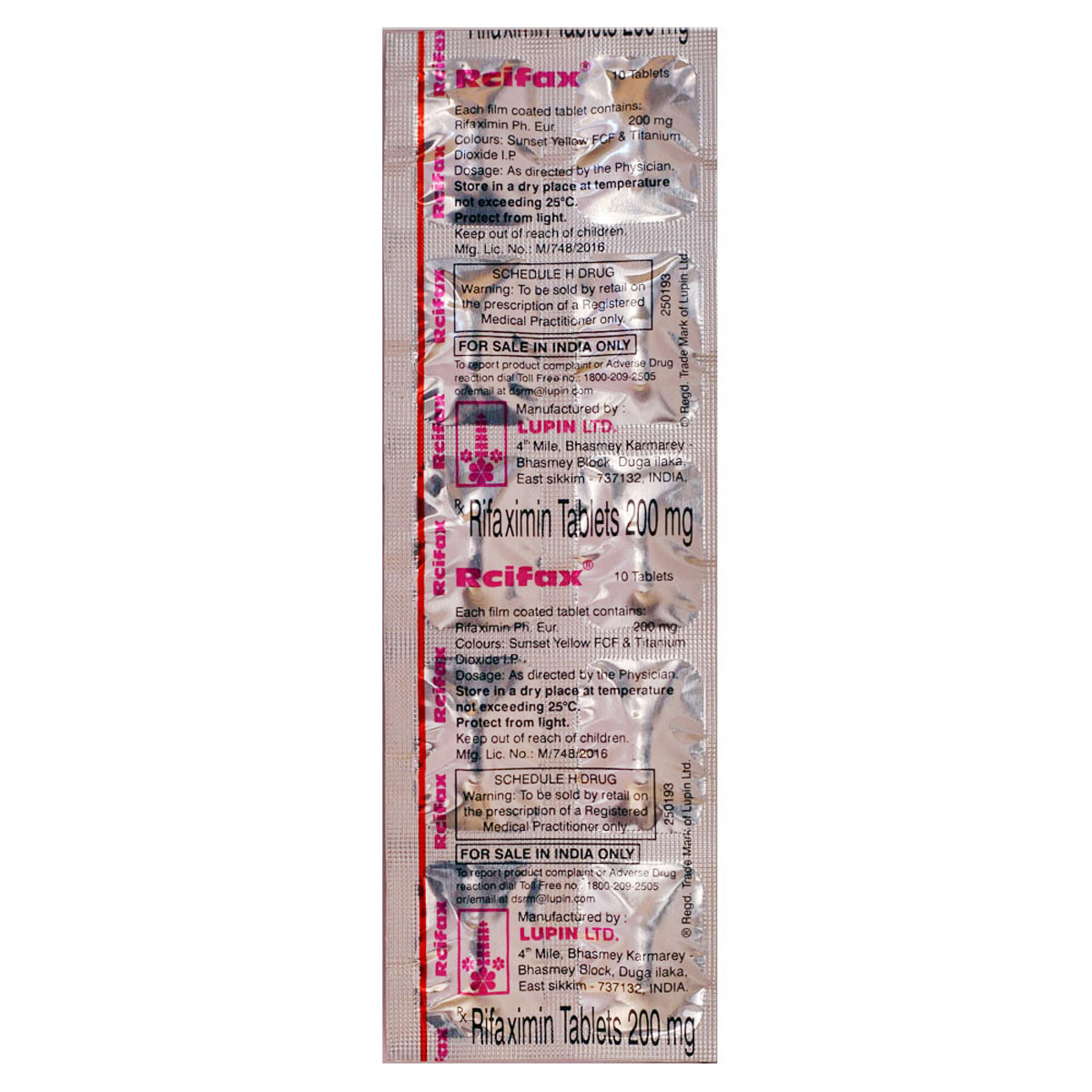 Rcifax Tablet 10's, Pack of 10 TABLETS Rcifax Tablet 10's, Pack of 10 TABLETS