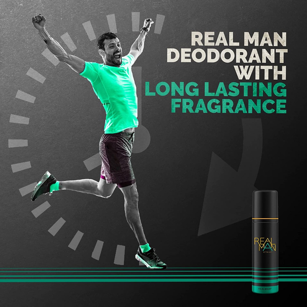 Realman Attract Deodorant, 200 ml, Pack of 1 Realman Attract Deodorant, 200 ml, Pack of 1