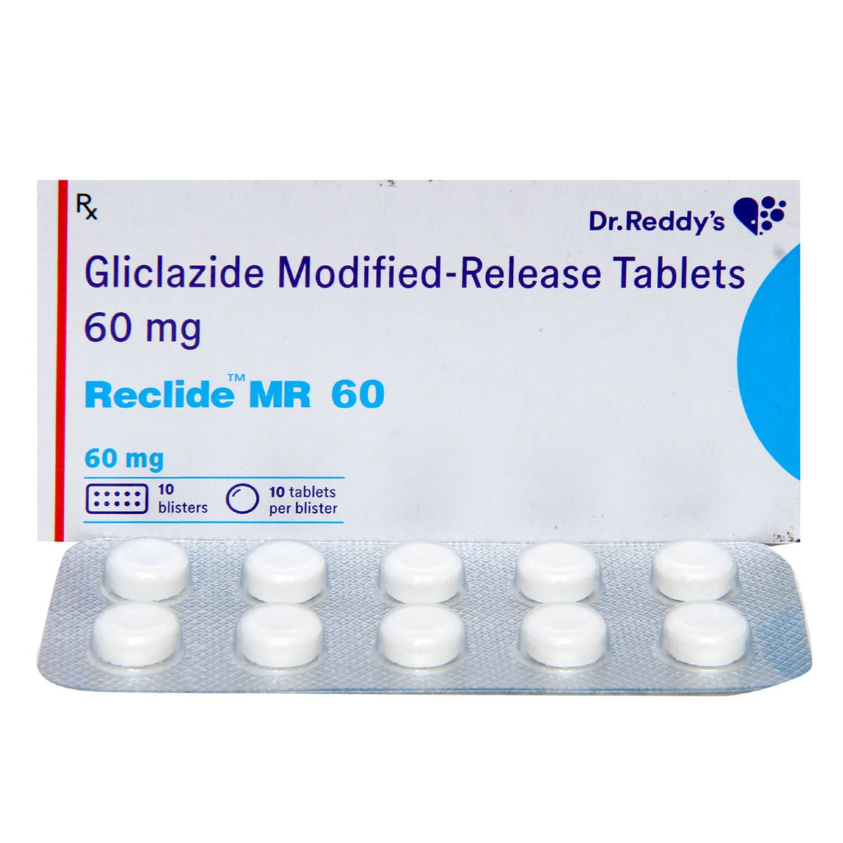 Reclide MR 60 Tablet 10's, Pack of 10 TABLETS Reclide MR 60 Tablet 10's, Pack of 10 TABLETS