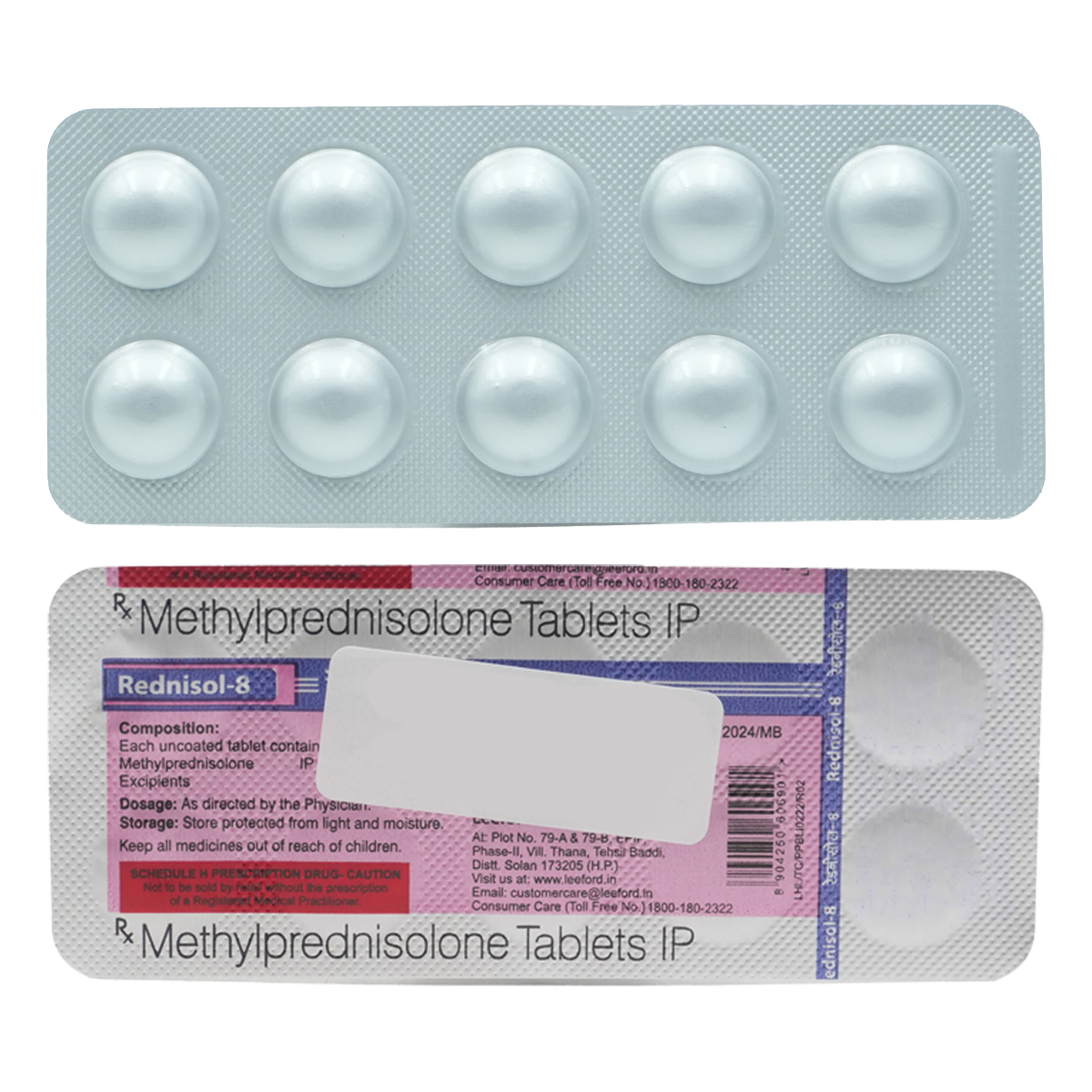 Rednisol-8 Tablet 10's, Pack of 10 TABLETS Rednisol-8 Tablet 10's, Pack of 10 TABLETS