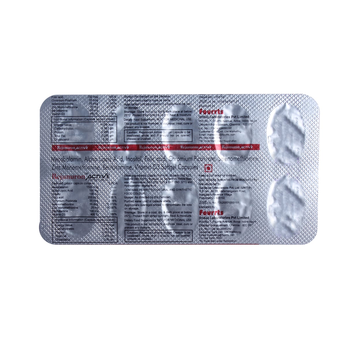 Rejunuron Active Softgel Capsule 10's, Pack of 10 Rejunuron Active Softgel Capsule 10's, Pack of 10