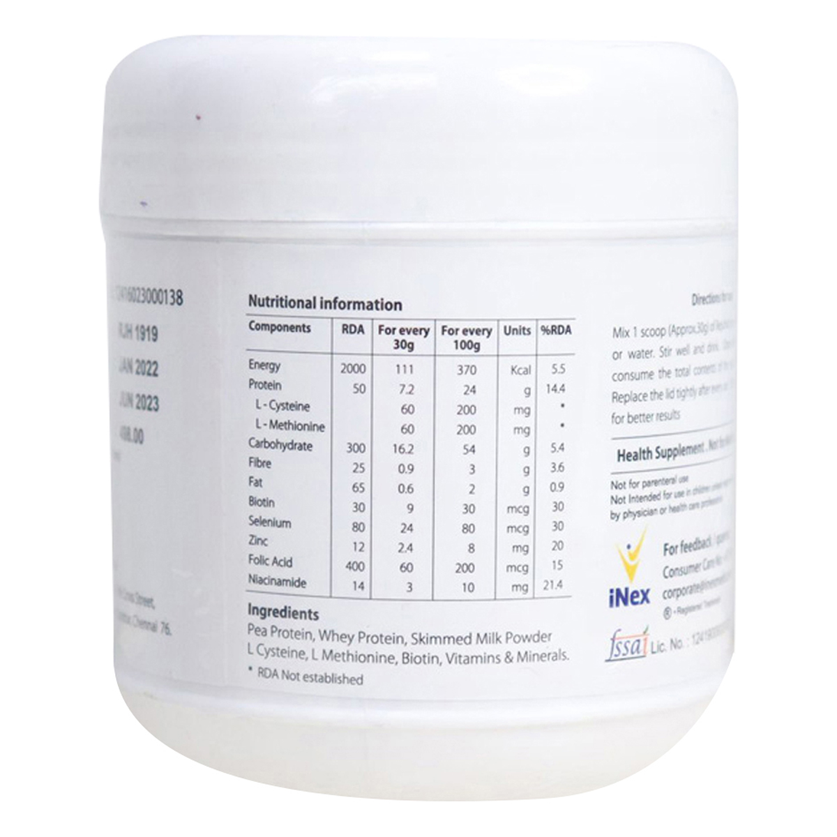 RejuHair Pro Sugar Free Chocolate Flavour Powder, 250 gm, Pack of 1 Powder RejuHair Pro Sugar Free Chocolate Flavour Powder, 250 gm, Pack of 1 Powder