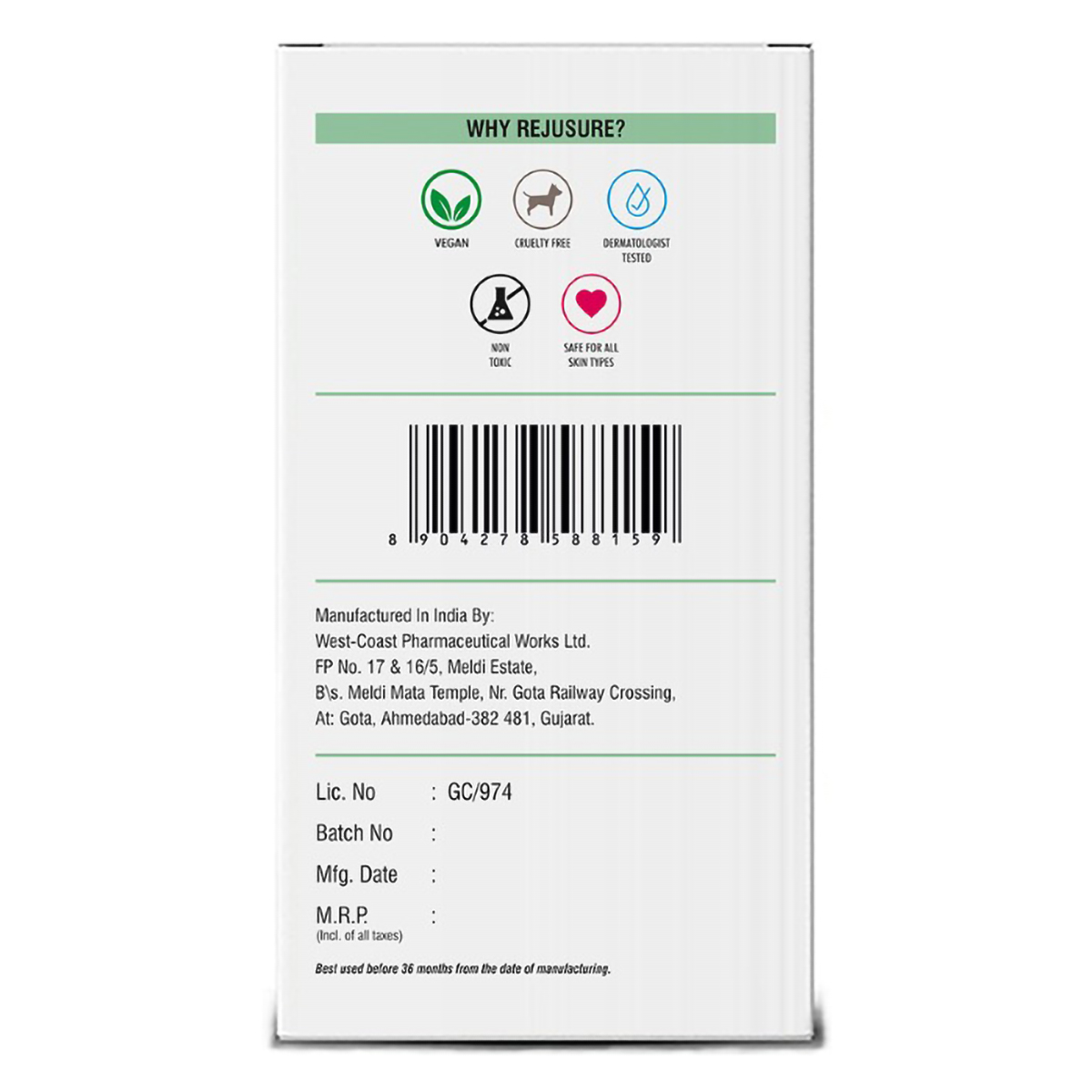 Rejusure Glycolic Acid Facial Moisturizer 50 ml | Glycolic Acid And Shea Butter | Promotes Skin Renewal & Hydration | Minimizes Pigmentation and Dark Spots | For All Skin Type, Pack of 1 Rejusure Glycolic Acid Facial Moisturizer 50 ml | Glycolic Acid And Shea Butter | Promotes Skin Renewal & Hydration | Minimizes Pigmentation and Dark Spots | For All Skin Type, Pack of 1