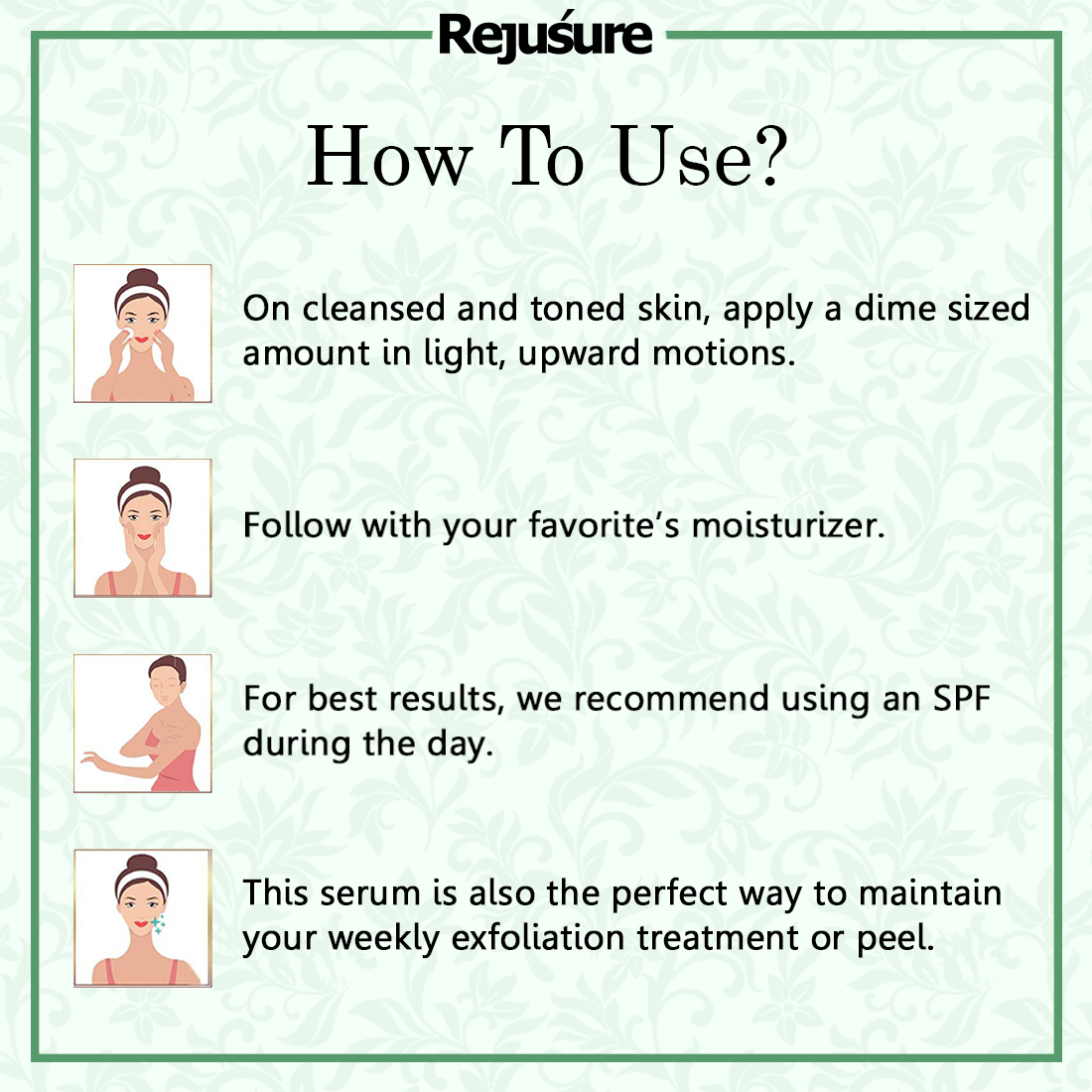 Rejusure Glycolic Acid Facial Moisturizer 50 ml | Glycolic Acid And Shea Butter | Promotes Skin Renewal & Hydration | Minimizes Pigmentation and Dark Spots | For All Skin Type, Pack of 1 Rejusure Glycolic Acid Facial Moisturizer 50 ml | Glycolic Acid And Shea Butter | Promotes Skin Renewal & Hydration | Minimizes Pigmentation and Dark Spots | For All Skin Type, Pack of 1