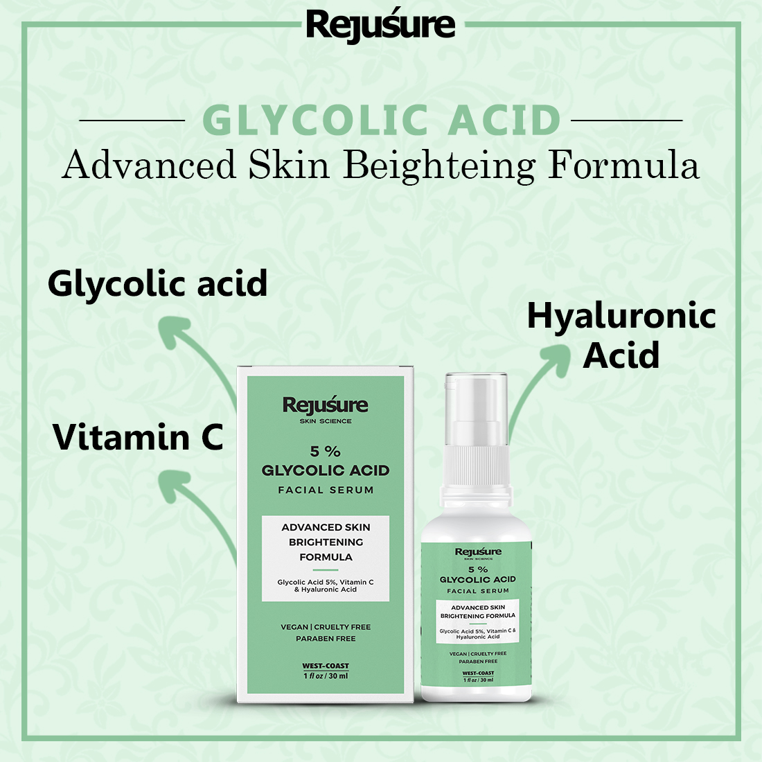 Rejusure Facial Serum, 30 ml, Pack of 1 Rejusure Facial Serum, 30 ml, Pack of 1