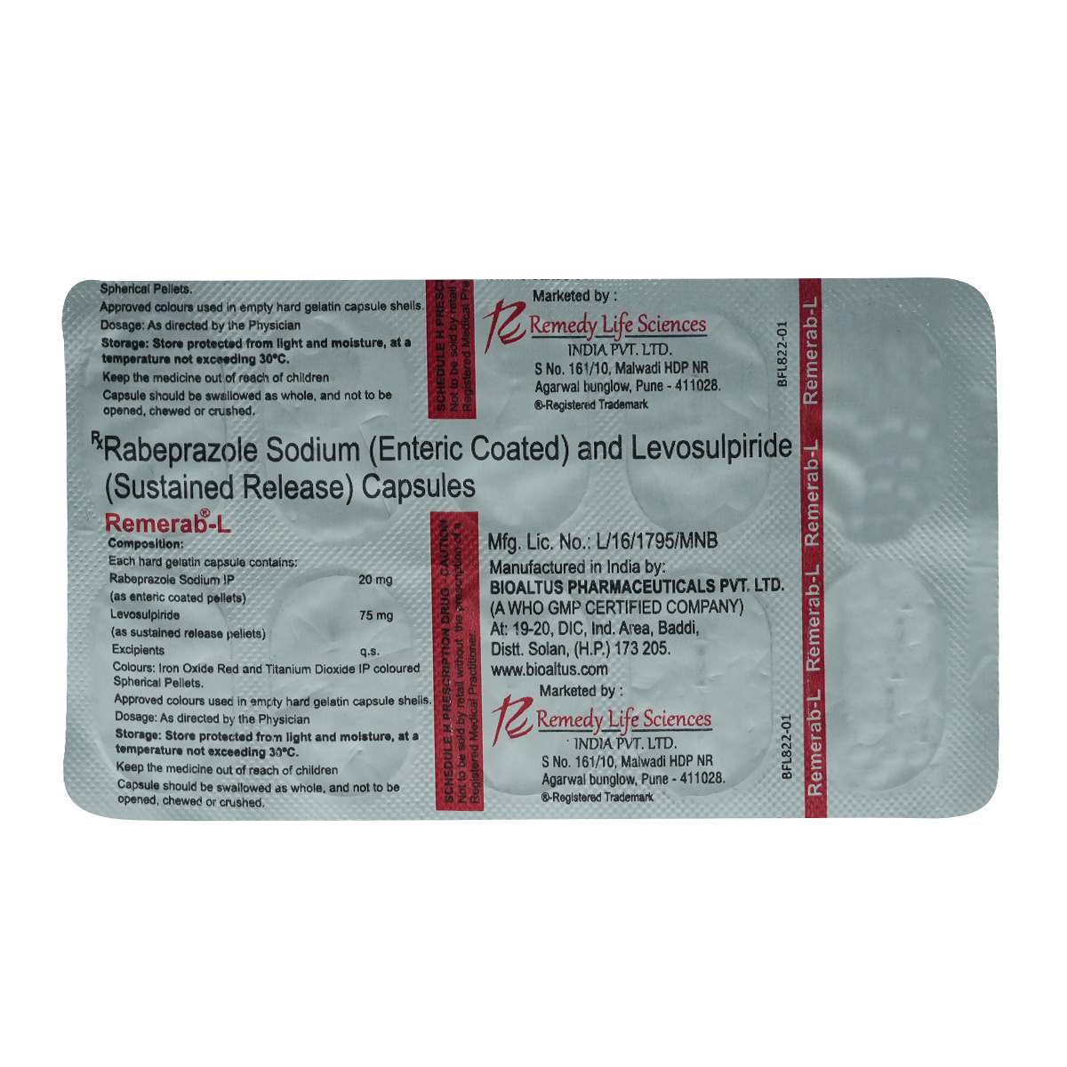 Remerab-L Capsule 10's, Pack of 10 Remerab-L Capsule 10's, Pack of 10