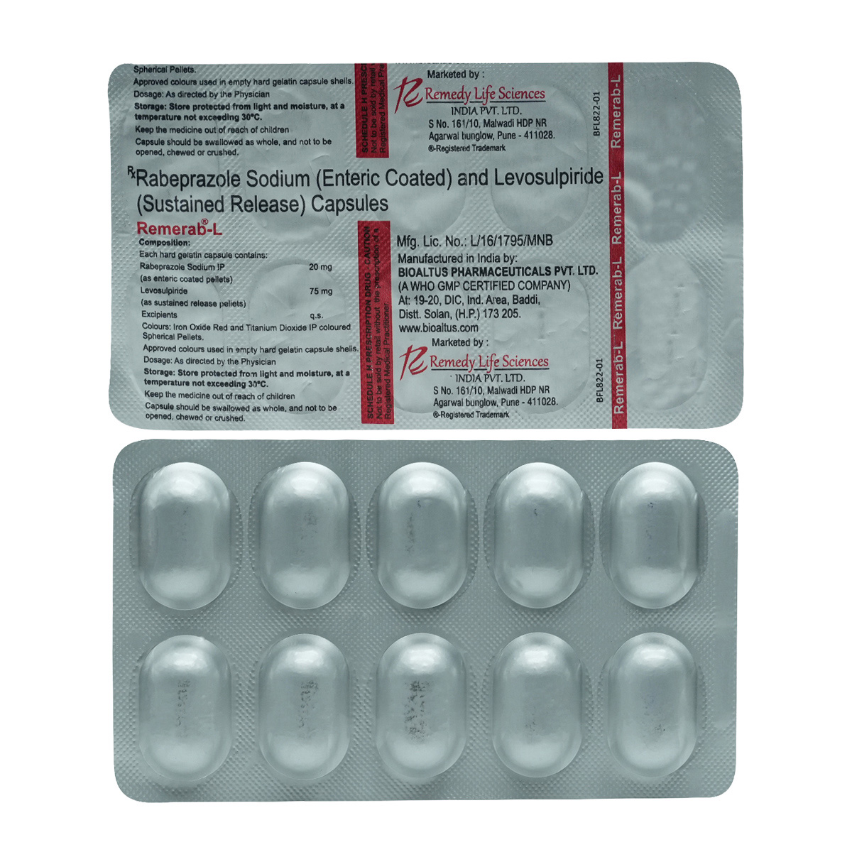 Remerab-L Capsule 10's, Pack of 10 Remerab-L Capsule 10's, Pack of 10
