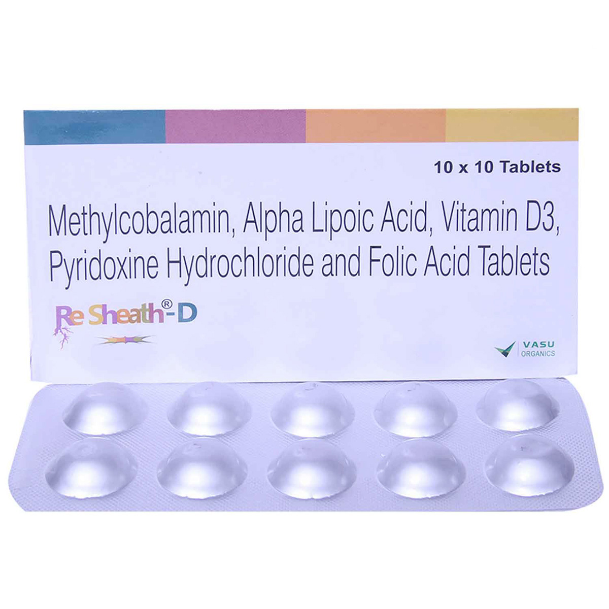 Re Sheath-D Tablet 10's, Pack of 10 Re Sheath-D Tablet 10's, Pack of 10