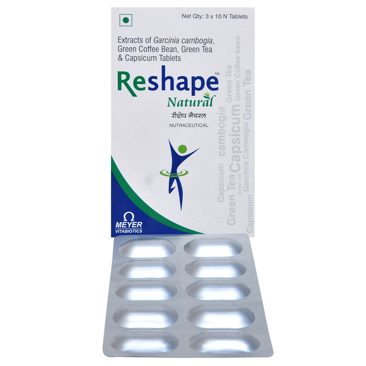 Reshape Natural Tablet 10's, Pack of 10 Reshape Natural Tablet 10's, Pack of 10