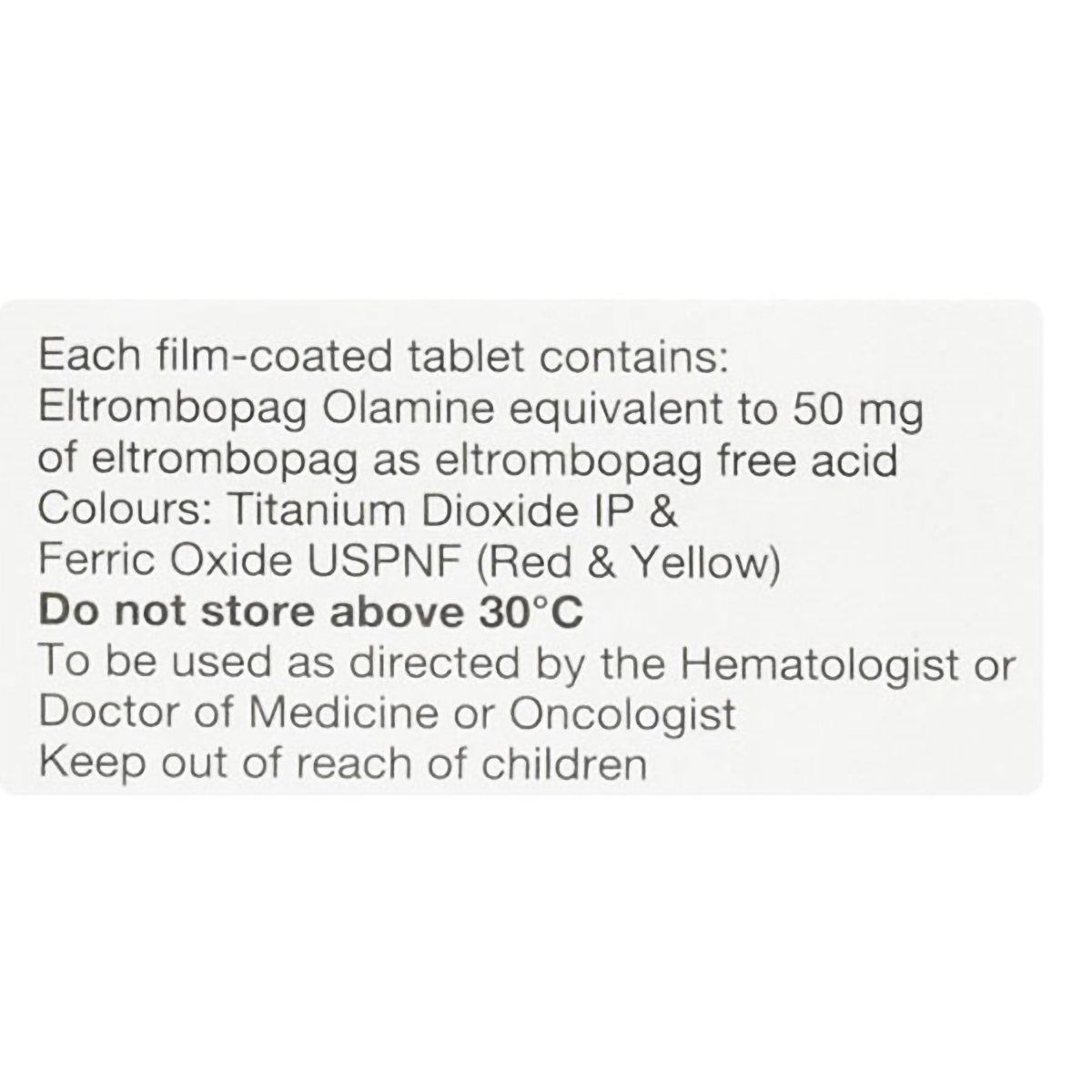 Revolade 50 mg Tablet 7's, Pack of 7 TABLETS Revolade 50 mg Tablet 7's, Pack of 7 TABLETS