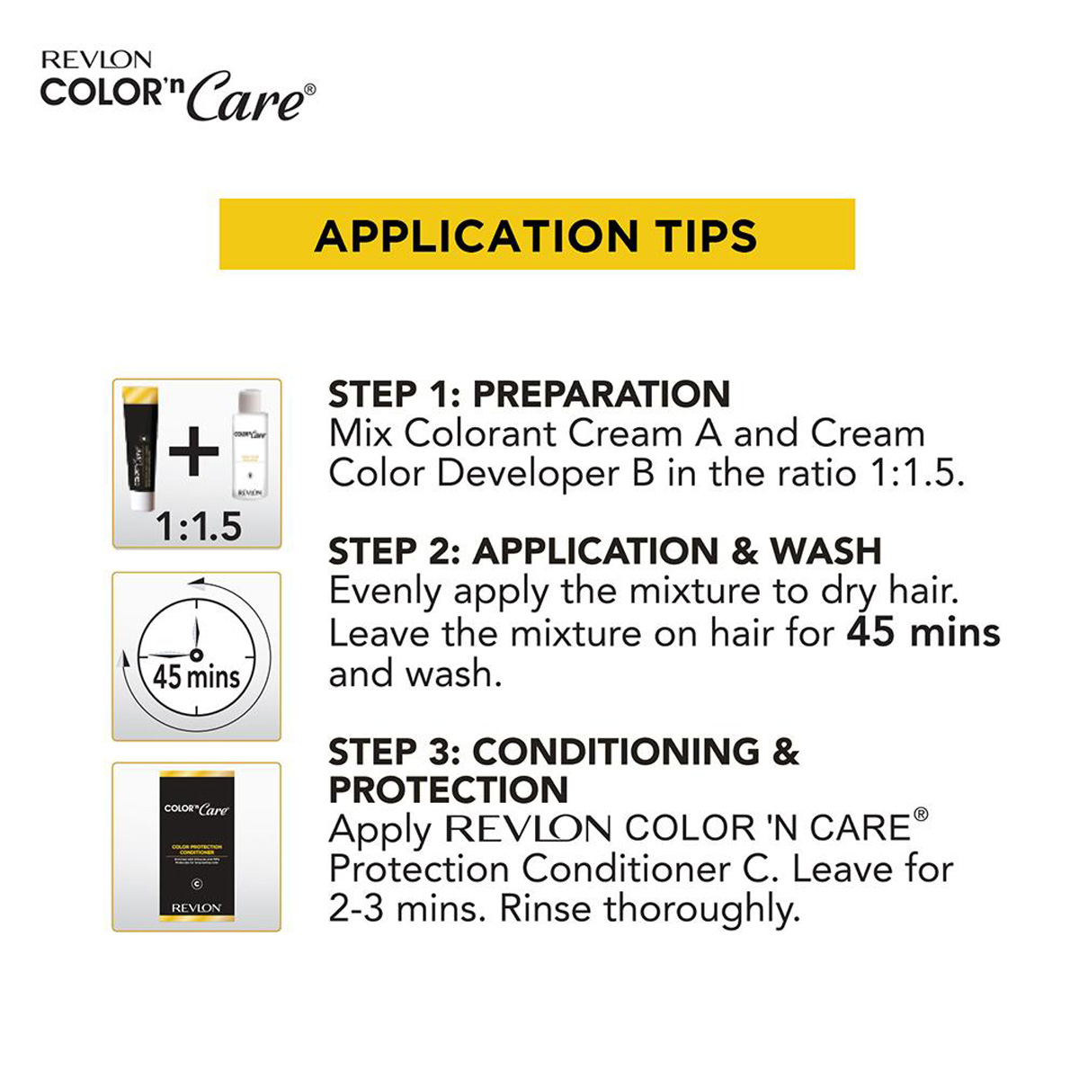 Revlon Color N'Care Burgundy 3Rv, Pack of 1 Revlon Color N'Care Burgundy 3Rv, Pack of 1