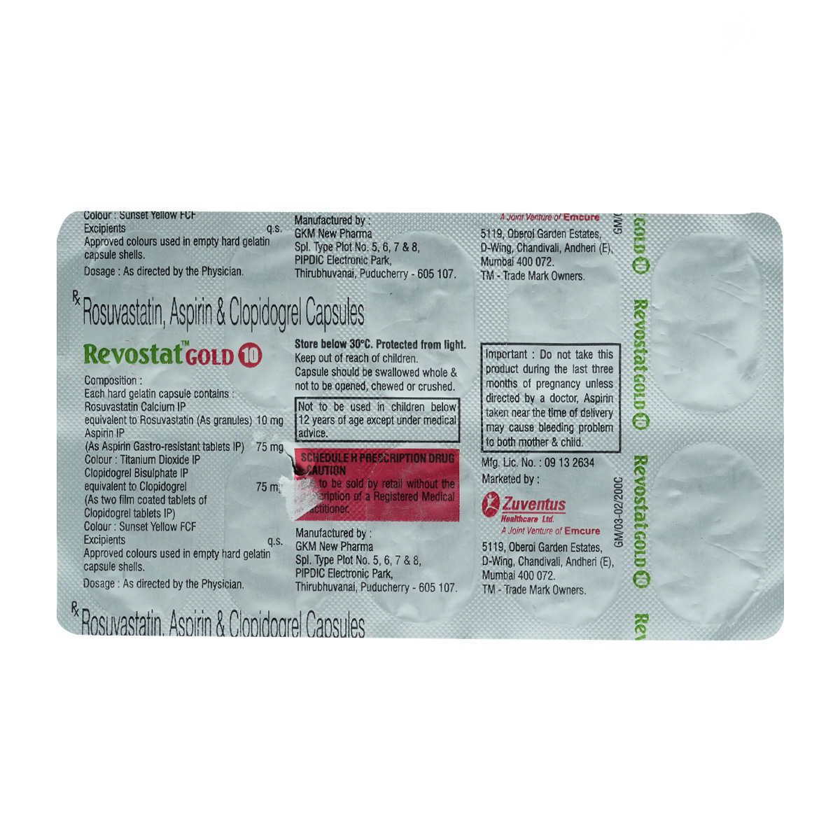 Revostat Gold 10 Capsule 10's, Pack of 10 CapsuleS Revostat Gold 10 Capsule 10's, Pack of 10 CapsuleS