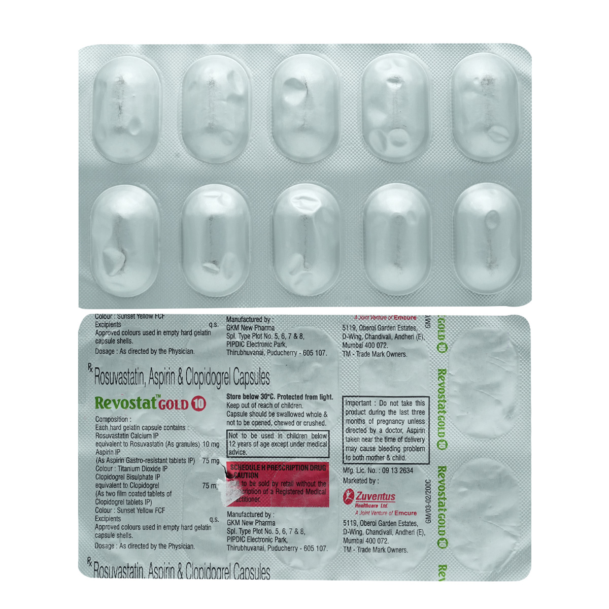 Revostat Gold 10 Capsule 10's, Pack of 10 CapsuleS Revostat Gold 10 Capsule 10's, Pack of 10 CapsuleS