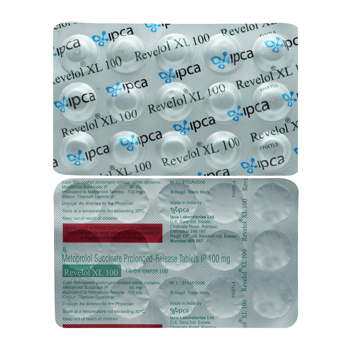 Revelol XL 100 Tablet 15's, Pack of 15 TabletS Revelol XL 100 Tablet 15's, Pack of 15 TabletS
