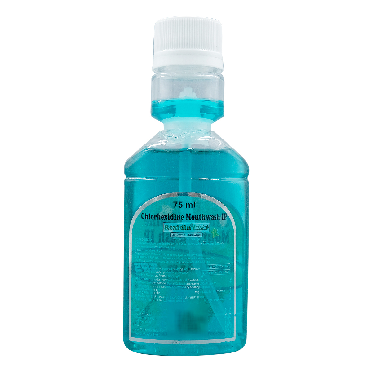 Rexidin SRS Mouth Wash 75 ml, Pack of 1 SOLUTION Rexidin SRS Mouth Wash 75 ml, Pack of 1 SOLUTION
