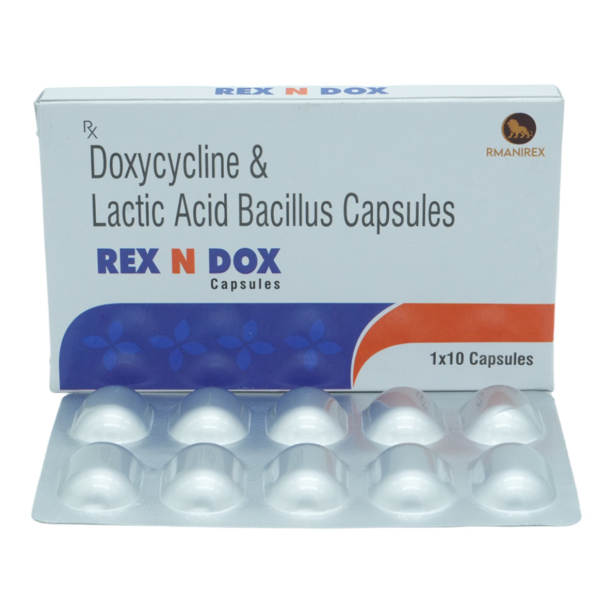 Rex N Dox Capsule 10's, Pack of 10 CapsuleS Rex N Dox Capsule 10's, Pack of 10 CapsuleS