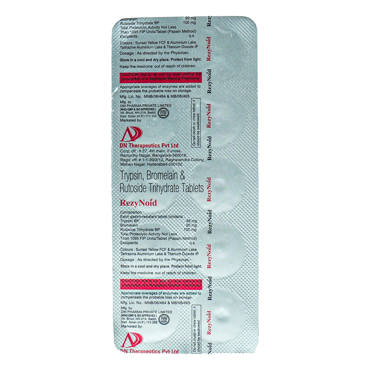 Rezynoid Tablet 10's, Pack of 10 Rezynoid Tablet 10's, Pack of 10