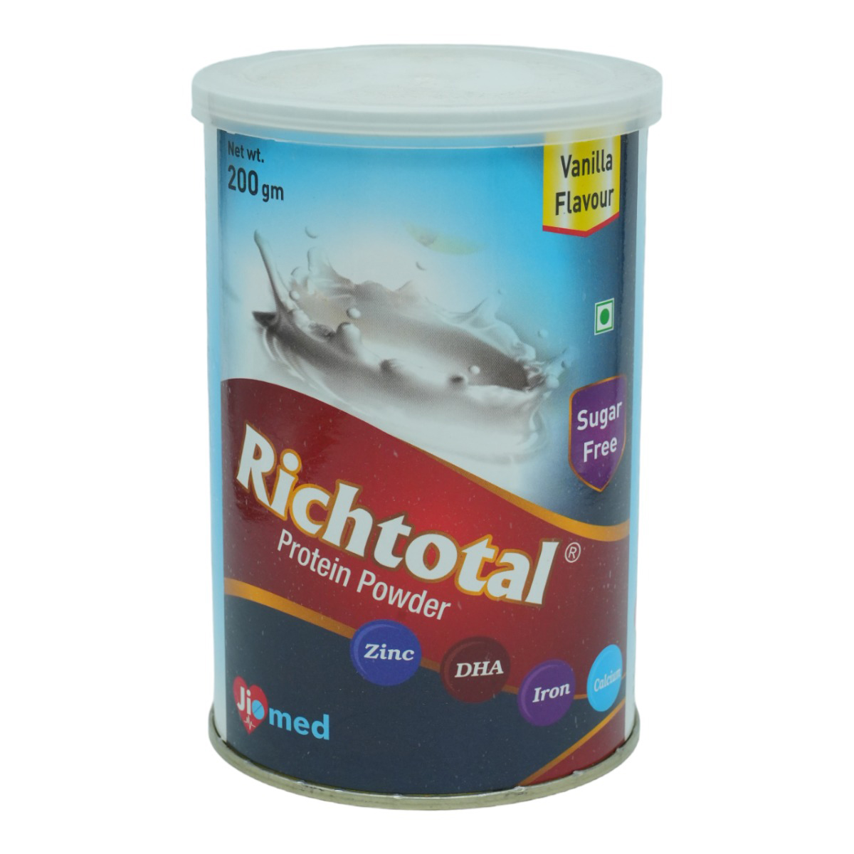 Richtotal Sugar Free Vanilla Flavour Powder 200 gm, Pack of 1 Richtotal Sugar Free Vanilla Flavour Powder 200 gm, Pack of 1