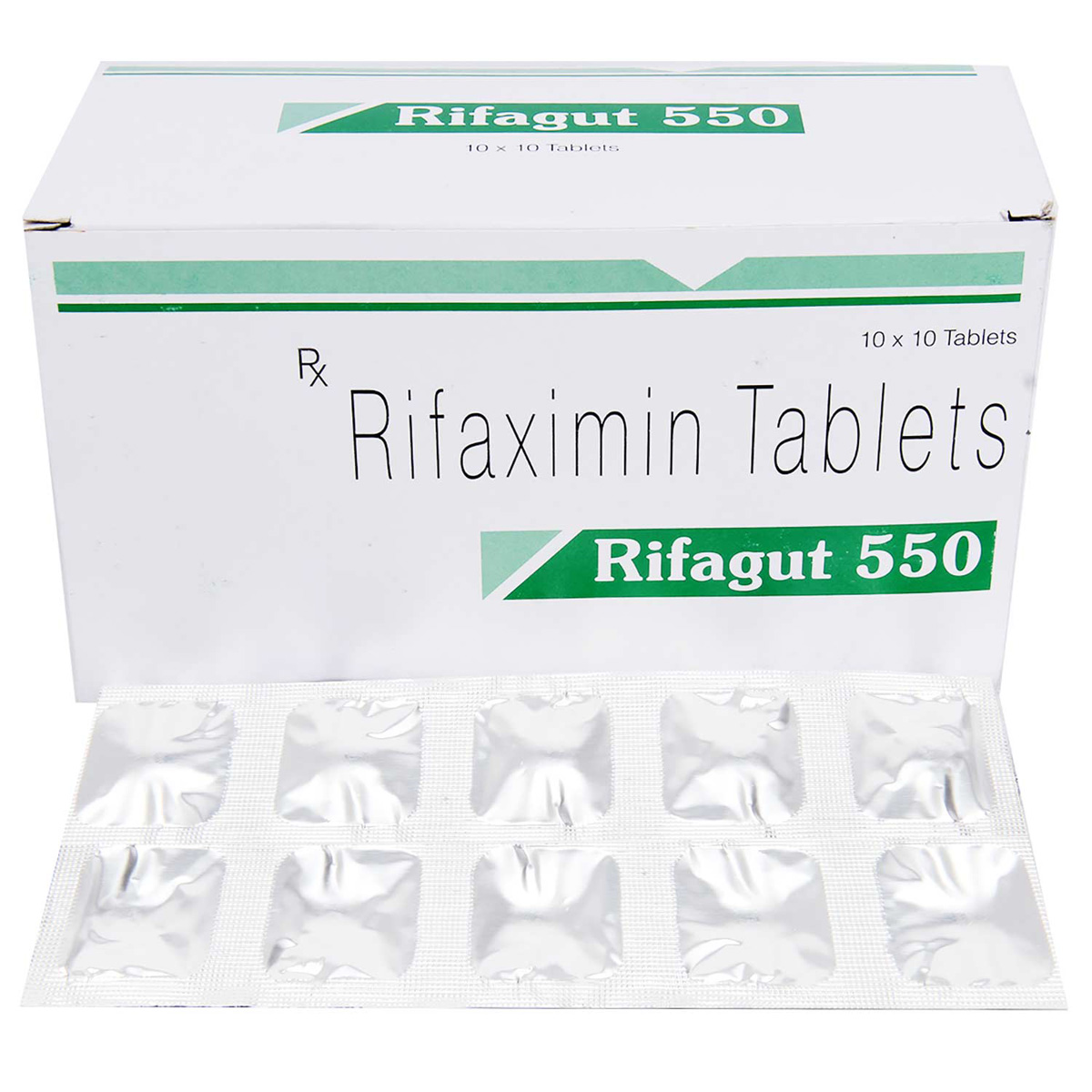 Rifagut 550 Tablet 10's, Pack of 10 TABLETS Rifagut 550 Tablet 10's, Pack of 10 TABLETS