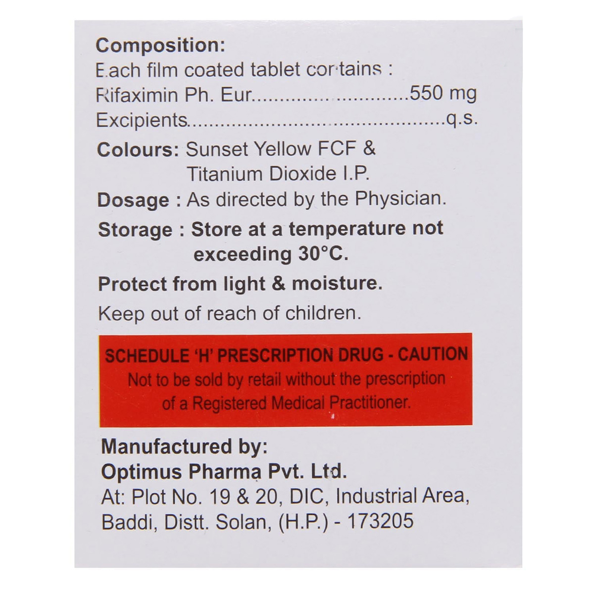 Rifaxigress-550 Tablet 10's, Pack of 10 TabletS Rifaxigress-550 Tablet 10's, Pack of 10 TabletS