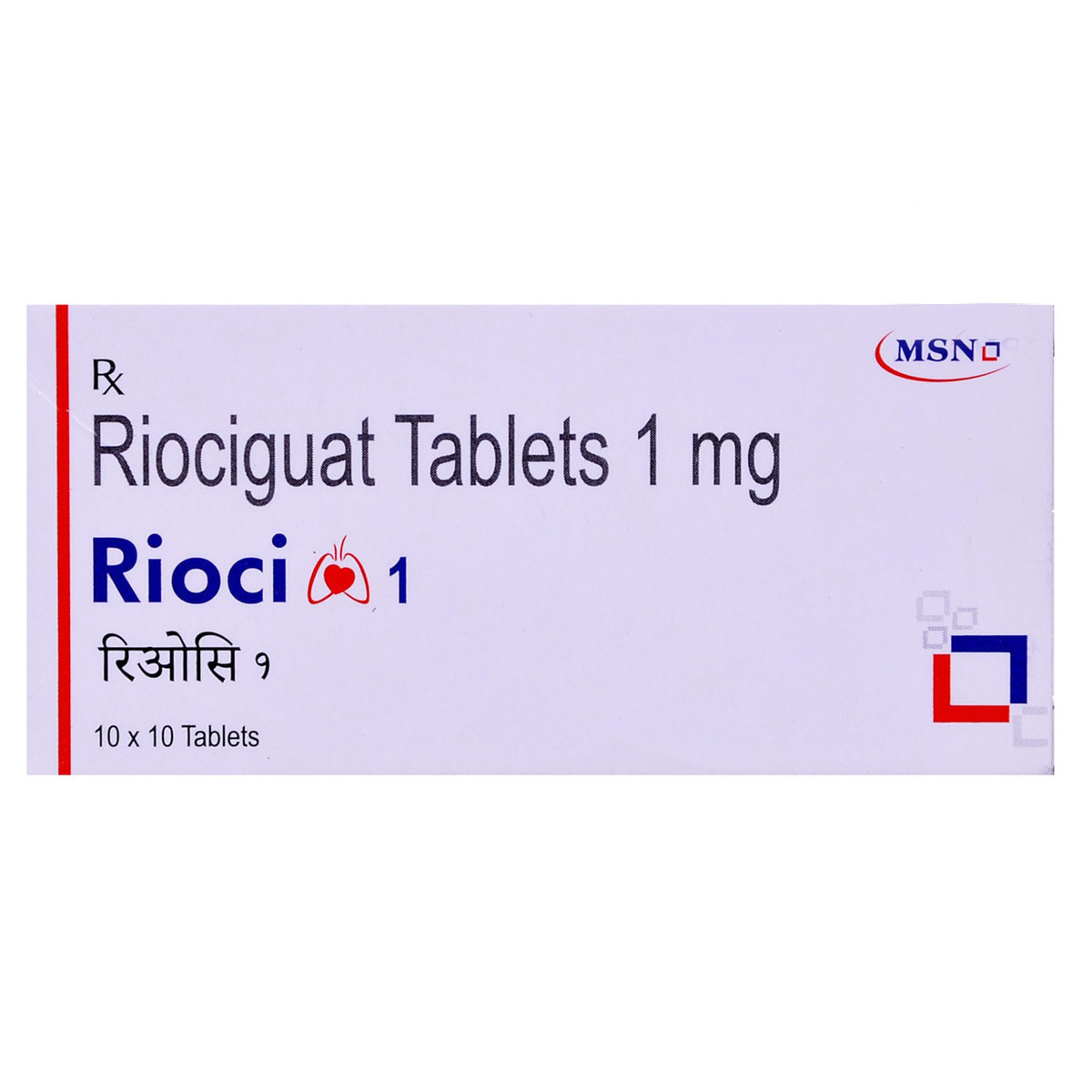 Rioci 1 Tablet 10's, Pack of 10 TabletS Rioci 1 Tablet 10's, Pack of 10 TabletS