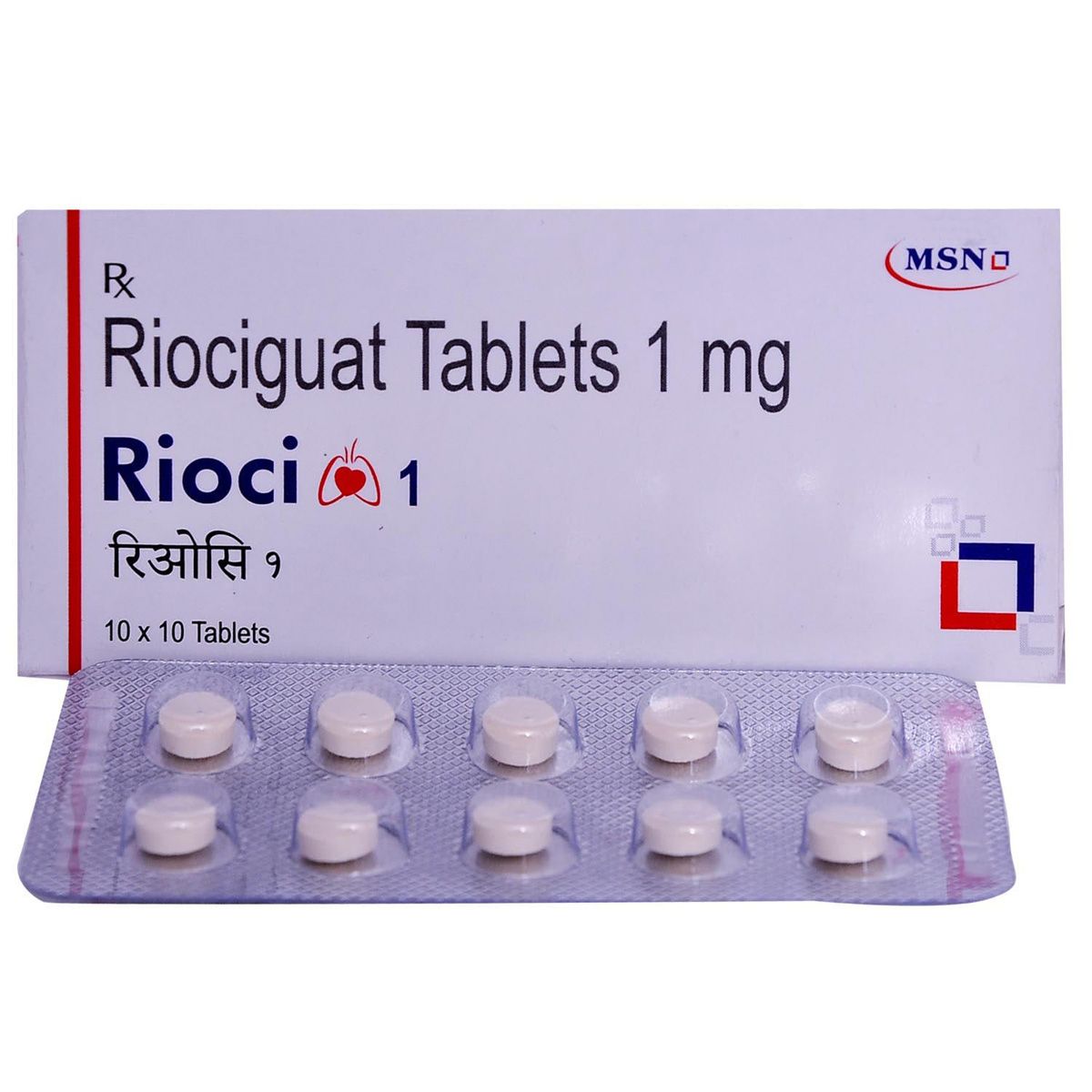 Rioci 1 Tablet 10's, Pack of 10 TabletS Rioci 1 Tablet 10's, Pack of 10 TabletS