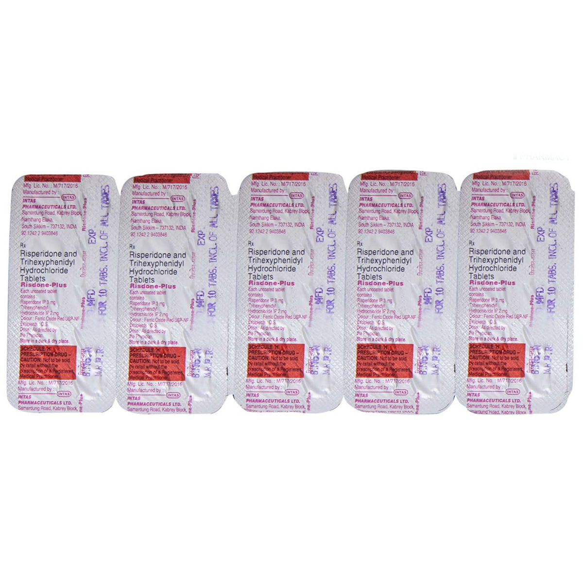 Risdone Plus Tablet 10's, Pack of 10 TABLETS Risdone Plus Tablet 10's, Pack of 10 TABLETS