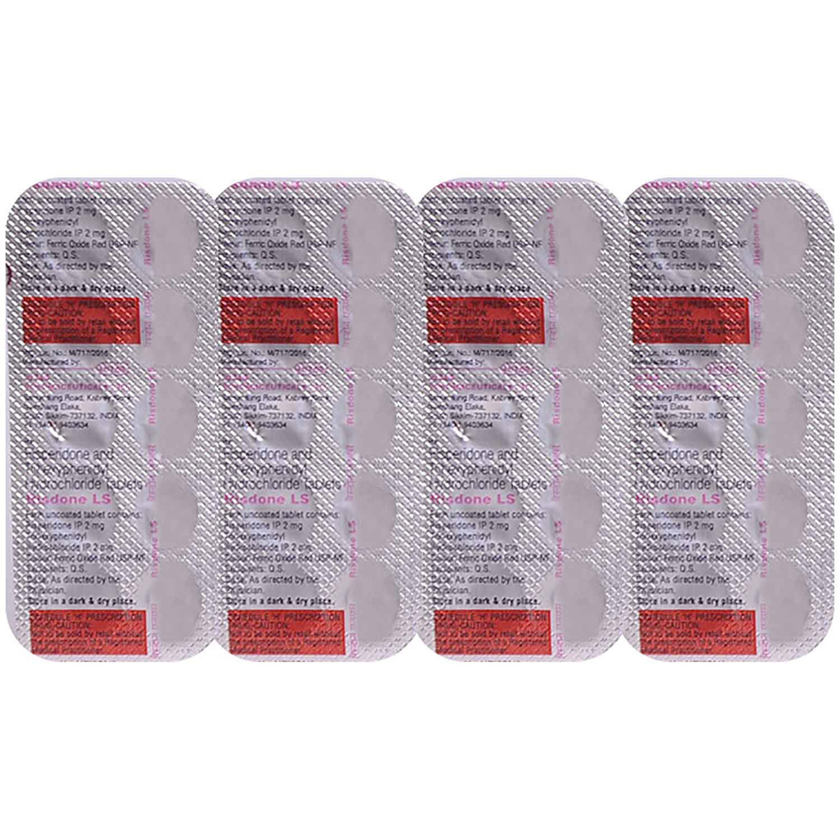 Risdone LS Tablet 10's, Pack of 10 TABLETS Risdone LS Tablet 10's, Pack of 10 TABLETS