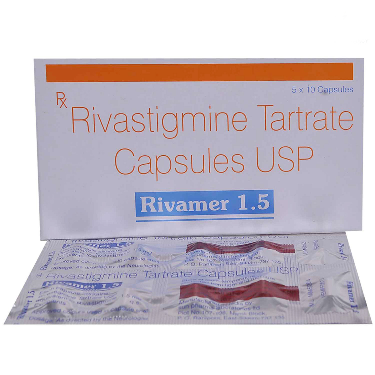 Rivamer 1.5 Capsule 10's, Pack of 10 CAPSULES Rivamer 1.5 Capsule 10's, Pack of 10 CAPSULES