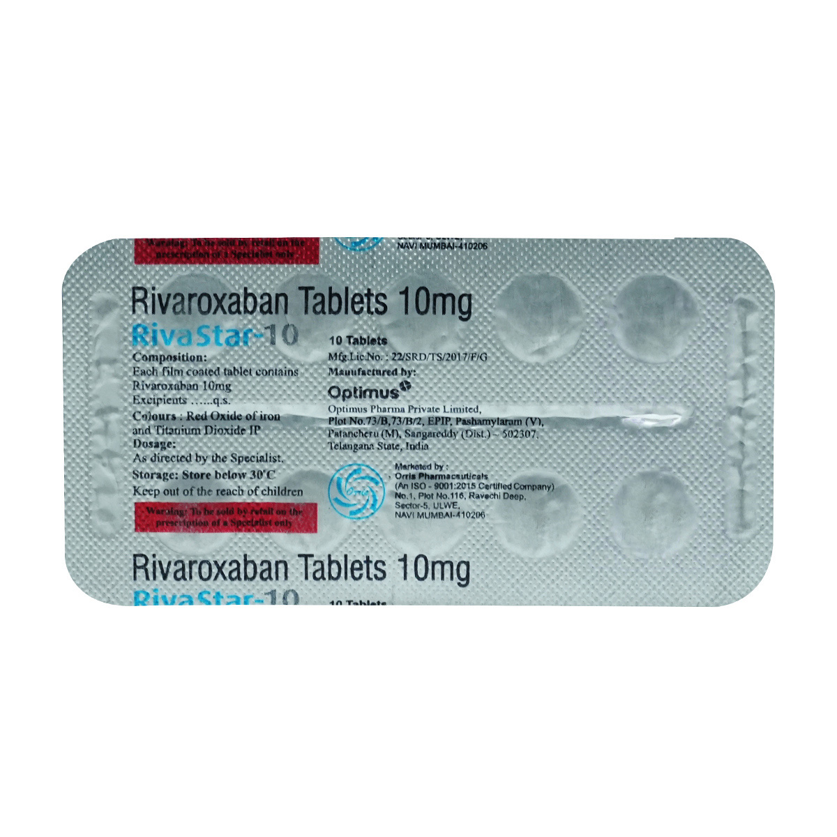 Rivastar-10 Tablet 10's, Pack of 10 TABLETS Rivastar-10 Tablet 10's, Pack of 10 TABLETS