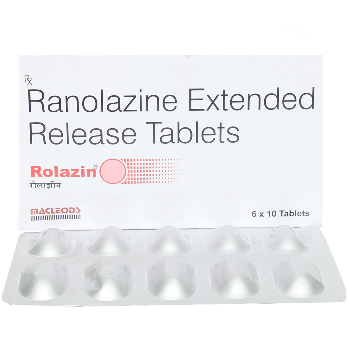 ROLAZIN TABLET, Pack of 10 TABLETS ROLAZIN TABLET, Pack of 10 TABLETS