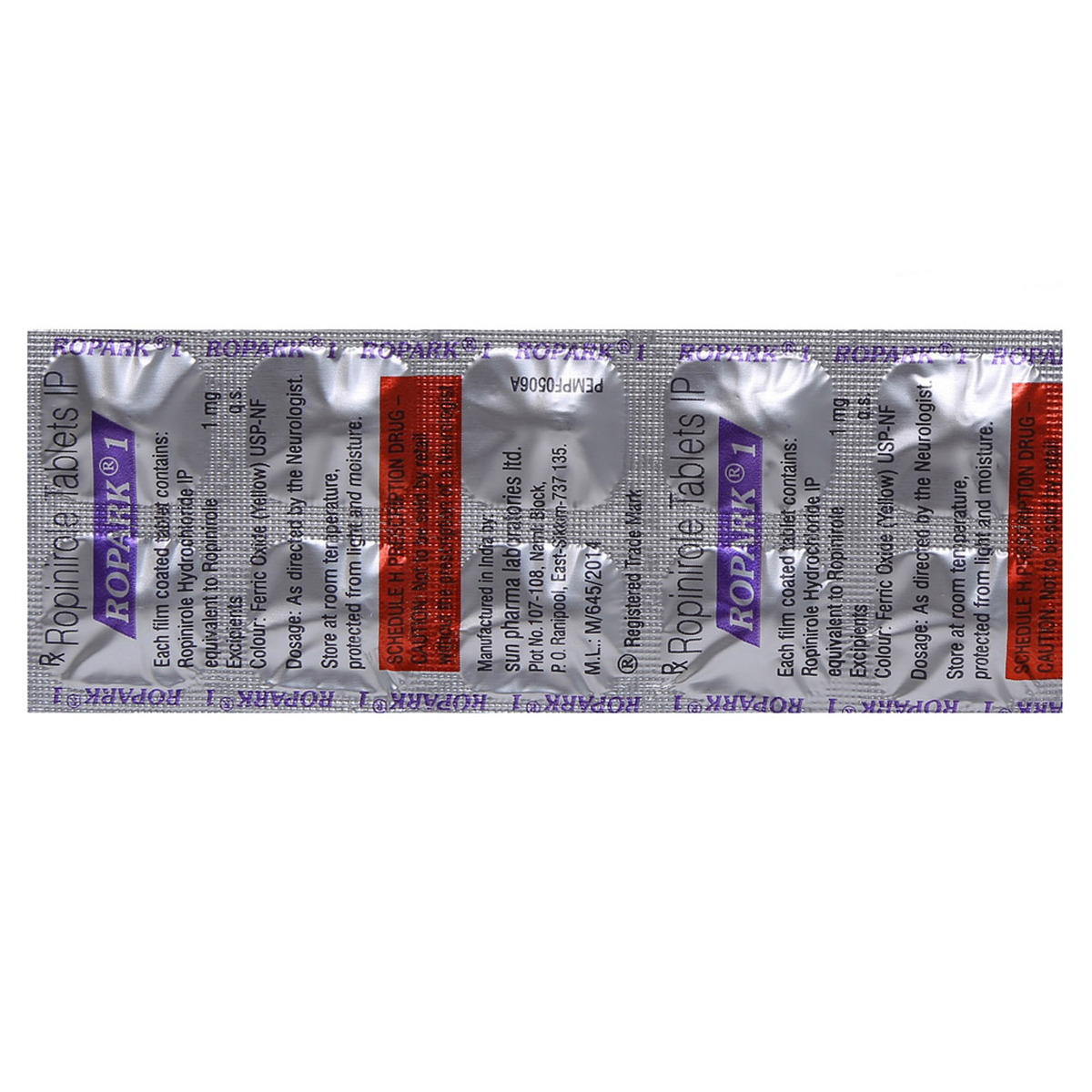 Ropark 1 Tablet 10's, Pack of 10 TABLETS Ropark 1 Tablet 10's, Pack of 10 TABLETS