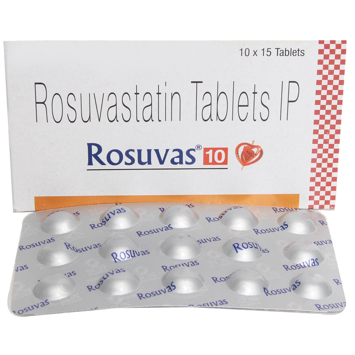Rosuvas 10 Tablet 15's, Pack of 15 TABLETS Rosuvas 10 Tablet 15's, Pack of 15 TABLETS