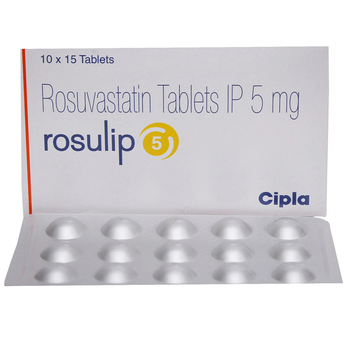 Rosulip 5 Tablet 15's, Pack of 15 TABLETS Rosulip 5 Tablet 15's, Pack of 15 TABLETS