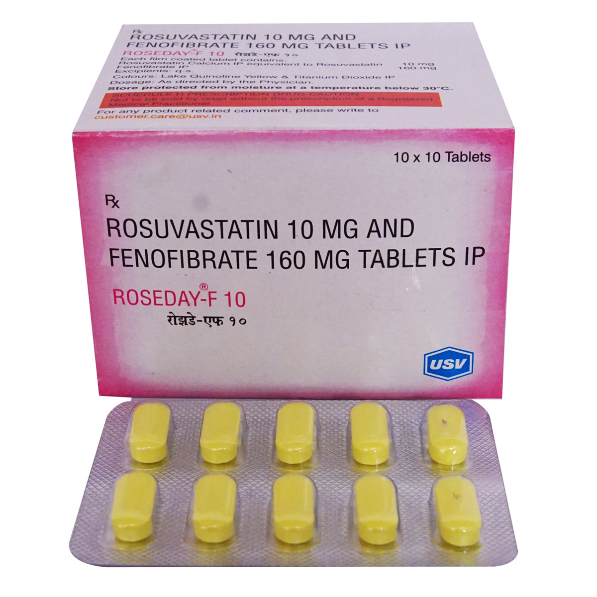 Roseday-F 10 Tablet 10's, Pack of 10 Roseday-F 10 Tablet 10's, Pack of 10
