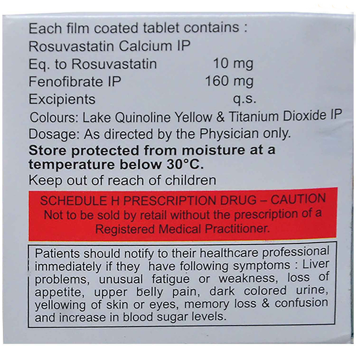 Rosachol-F Tablet 10's, Pack of 10 Rosachol-F Tablet 10's, Pack of 10