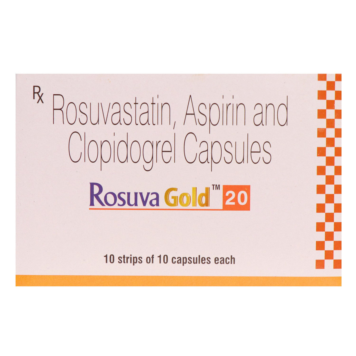 Rosuva Gold 20 Capsule 10's, Pack of 10 CAPSULES Rosuva Gold 20 Capsule 10's, Pack of 10 CAPSULES