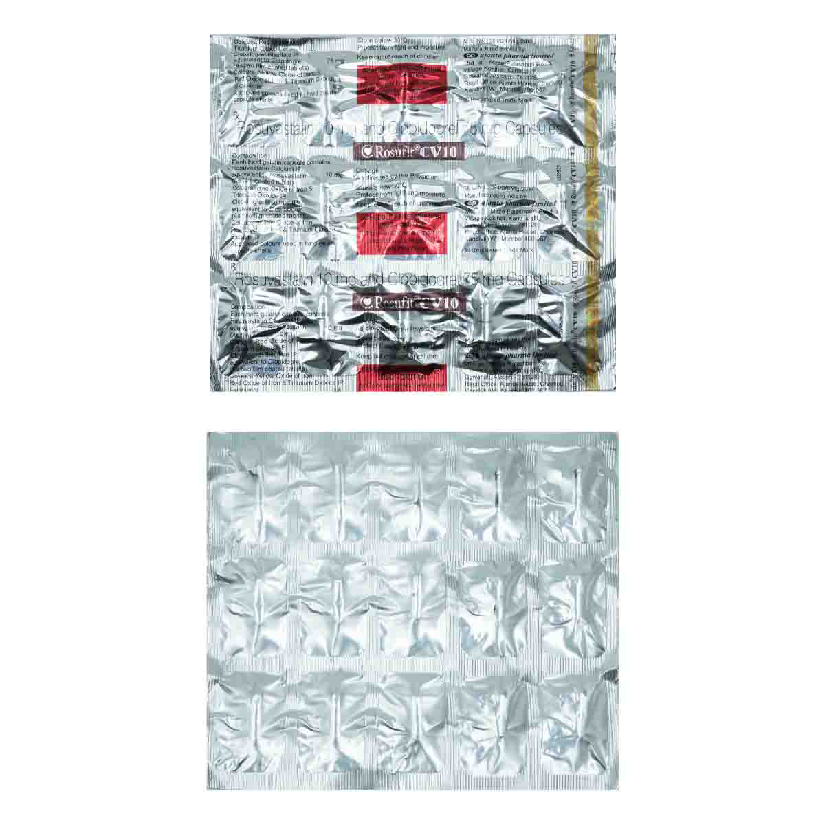 Rosufit CV 10 Capsule 15's, Pack of 15 CAPSULES Rosufit CV 10 Capsule 15's, Pack of 15 CAPSULES